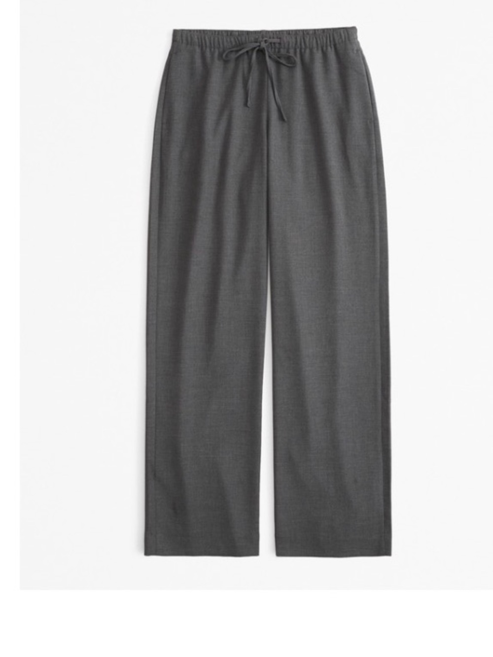 Menswear Dark Gray Pull-On Pants Abercrombie
